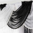 Beaded Voile Swag Black Voile Curtain Alan Symonds   