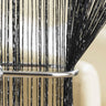 Glam String Door Curtain Panel Black Door Curtain Tyrone Textiles   