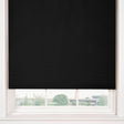 Plain Thermal Blackout Roller Blind Black Roller Blind Alan Symonds 60cm width x 165cm drop  