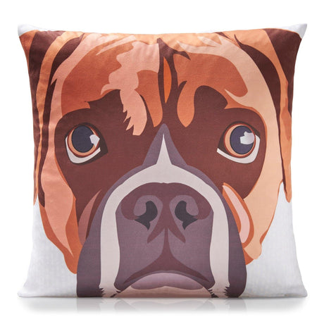 Alan Symonds Boxer Dog Cushion Cover 45cm x 45cm (18"x18") Cushion Cover Alan Symonds   