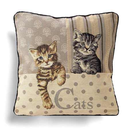 Alan Symonds Cats Tapestry Cushion Cover 45cm x 45cm (18"x18") Cushion Cover Alan Symonds   