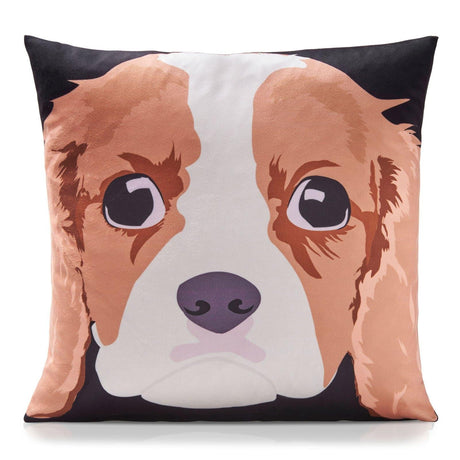 Alan Symonds Cavalier King Charles Cushion Cover 45cm x 45cm (18"x18") Cushion Cover Alan Symonds   