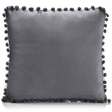 Alan Symonds Poms Cushion Cover Charcoal 43cm x 43cm (17"x17") Cushion Cover Alan Symonds   