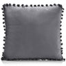 Alan Symonds Poms Cushion Cover Charcoal 43cm x 43cm (17"x17") Cushion Cover Alan Symonds   