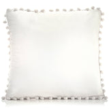 Alan Symonds Poms Cushion Cover Cream 43cm x 43cm (17"x17") Cushion Cover Alan Symonds   