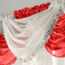 Jewelled Cream Voile Curtain Swags Voile Curtain Alan Symonds   