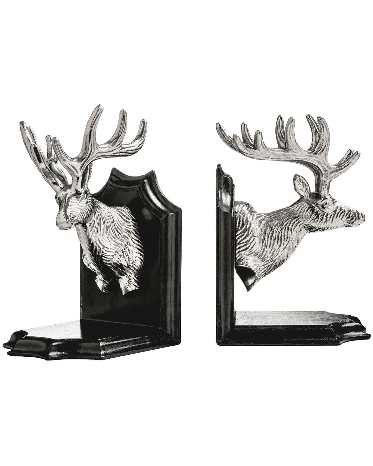 Pair of Stag Head Bookends