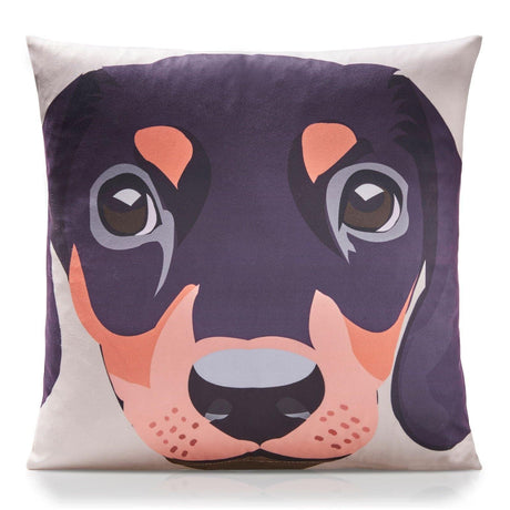 Alan Symonds Dachshund Cushion Cover 45cm x 45cm (18"x18") Cushion Cover Alan Symonds   