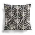 Alan Symonds Deco Cushion Cover Black 45cm x 45cm (18"x18") Cushion Cover Alan Symonds   