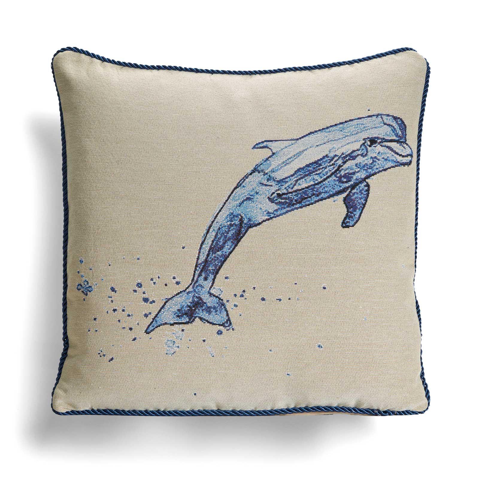 Alan Symonds Dolphin Tapestry Cushion Cover 45cm x 45cm (18