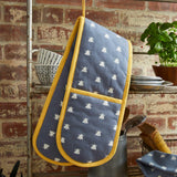 Bees Luxury Cotton Double Oven Glove Oven Gloves Ulster Weavers   