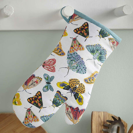 Butterfly House Luxury Cotton Gauntlet Oven Mitt Oven Gloves Ulster Weavers   