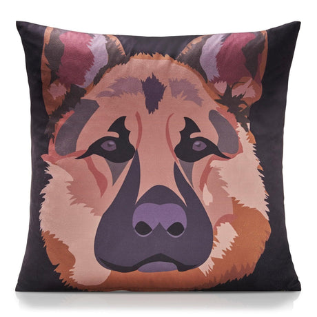 Alan Symonds German Shepherd Cushion Cover 45cm x 45cm (18"x18") Cushion Cover Alan Symonds   