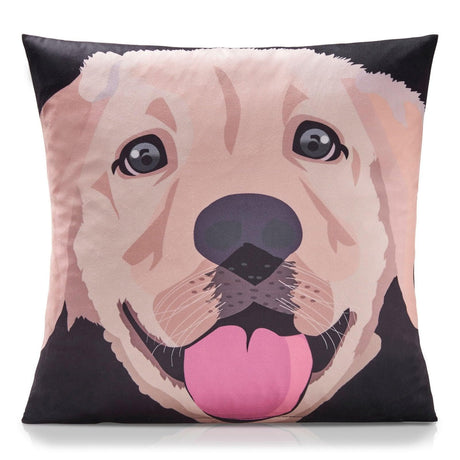 Alan Symonds Golden Labrador Cushion Cover 45cm x 45cm (18"x18") Cushion Cover Alan Symonds   