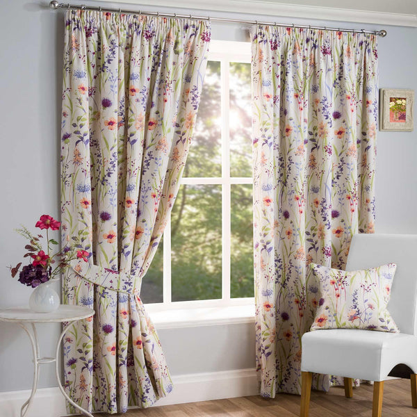 Hampshire Lined Tape Top Curtains Multi Tape Top Curtains Sundour 46'' x 54''  