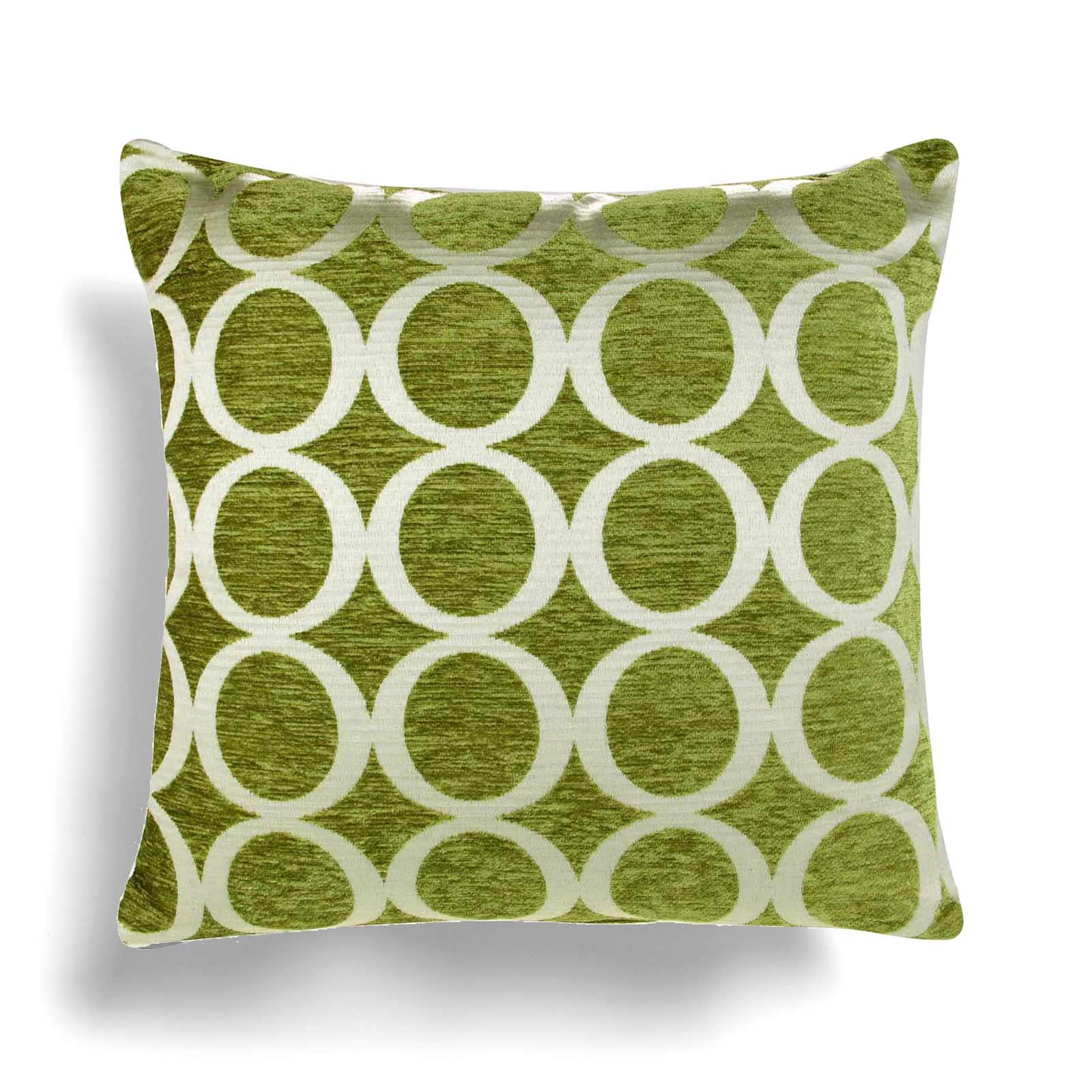 Lime Green 55cm Cushion Cover Stylish Contemporary Design Ideal Textiles