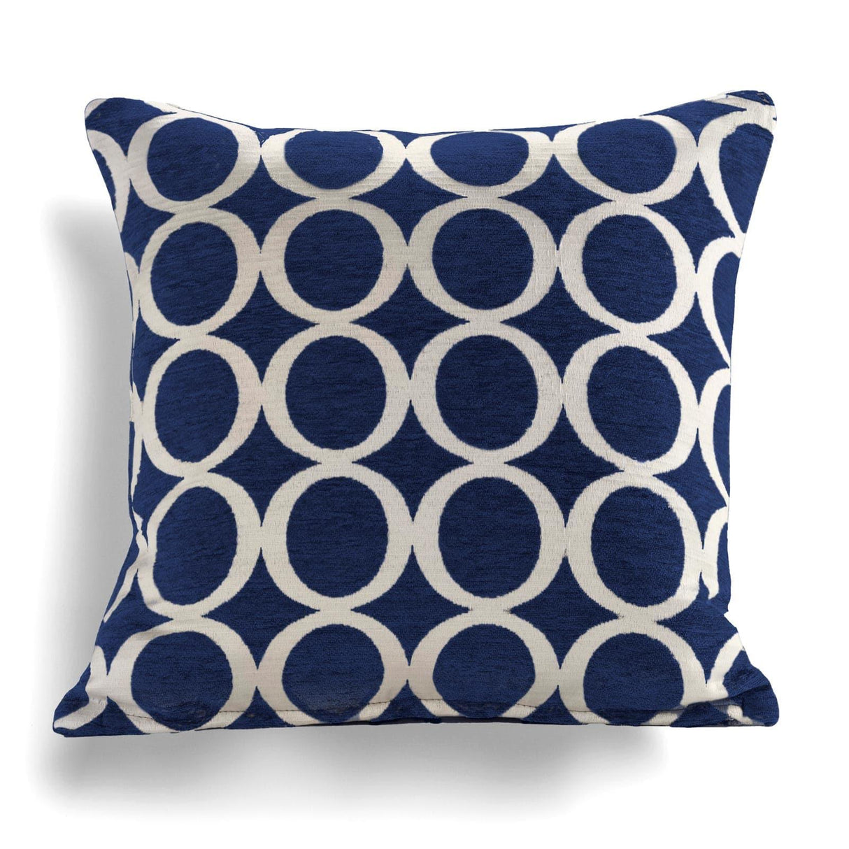 Alan Symonds Large Oh! Cushion Cover Navy 45cm x 45cm (18"x18") Cushion Cover Alan Symonds   