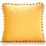 Alan Symonds Poms Cushion Cover Ochre 43cm x 43cm (17"x17") Cushion Cover Alan Symonds   