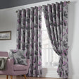 Amsterdam Thermal Eyelet Curtains Purple Eyelet Curtains Alan Symonds 66" x 54"  