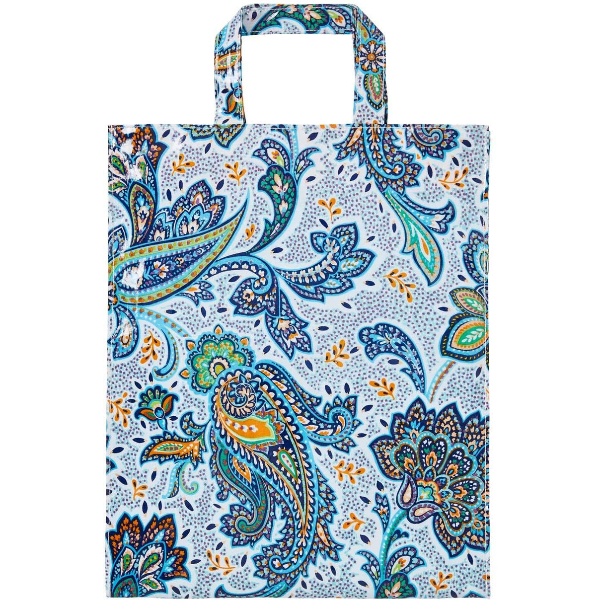 Italian Paisley Medium PVC Tote Bag Totes & Shopping Bags Ulster Weavers   