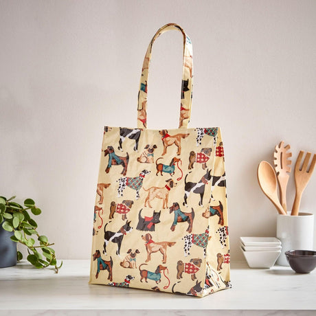 Hound Dog Medium PVC Tote Bag Totes & Shopping Bags Ulster Weavers   