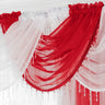 Beaded Voile Swag Red Voile Curtain Alan Symonds   