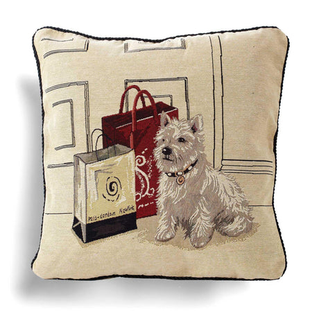 Alan Symonds Scotty Dog Tapestry Cushion Cover 45cm x 45cm (18"x18") Cushion Cover Alan Symonds   