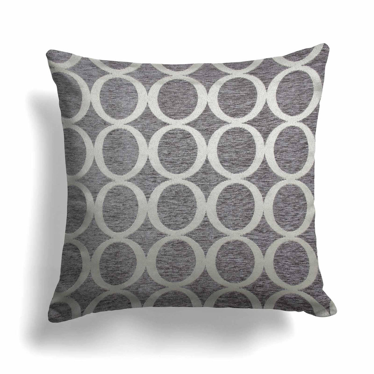 Alan Symonds Large Oh! Cushion Cover Silver 55cm x 55cm (22"x22") Cushion Cover Alan Symonds   