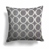 Alan Symonds Large Oh! Cushion Cover Silver 55cm x 55cm (22"x22") Cushion Cover Alan Symonds   