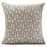 Alan Symonds Novo Chenille Silver Cushion Cover 45cm x 45cm (18"x18") Cushion Cover Alan Symonds   