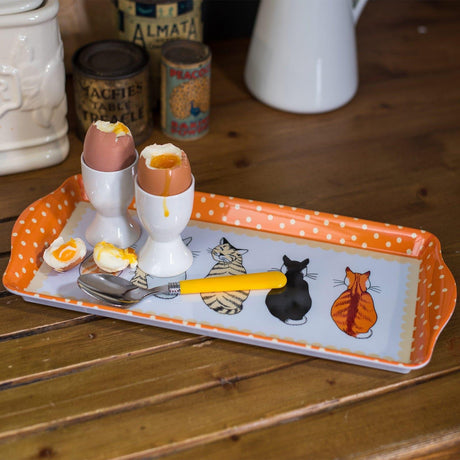 Cats in Waiting Small Serving Tray Tray Ulster Weavers   