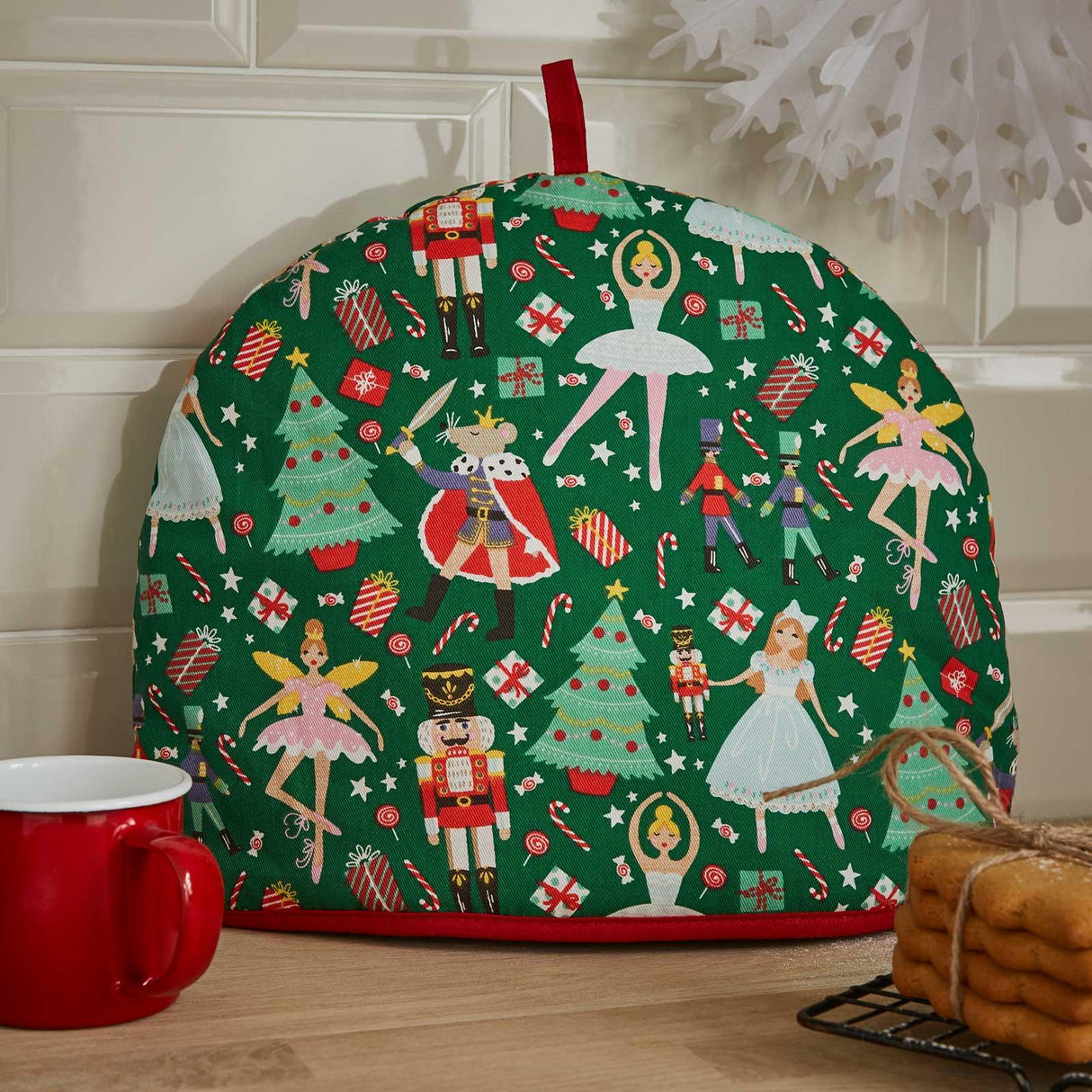 Nutcracker Christmas Tea Cosy Green Tea Cosy Ulster Weavers   