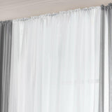 Diana Textured Voile Curtain Panels White Voile Curtain Alan Symonds   