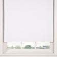 Plain Thermal Blackout Roller Blind White Roller Blind Alan Symonds 60cm width x 165cm drop  