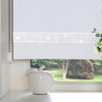 Diamante Thermal Blackout Roller Blind White Roller Blind Alan Symonds 60cm width x 165cm drop  